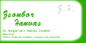 zsombor hamvas business card